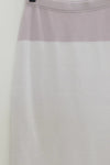 SWAYING/KNIT wool double-sided contrast slit skirt SW24SS3B30 white